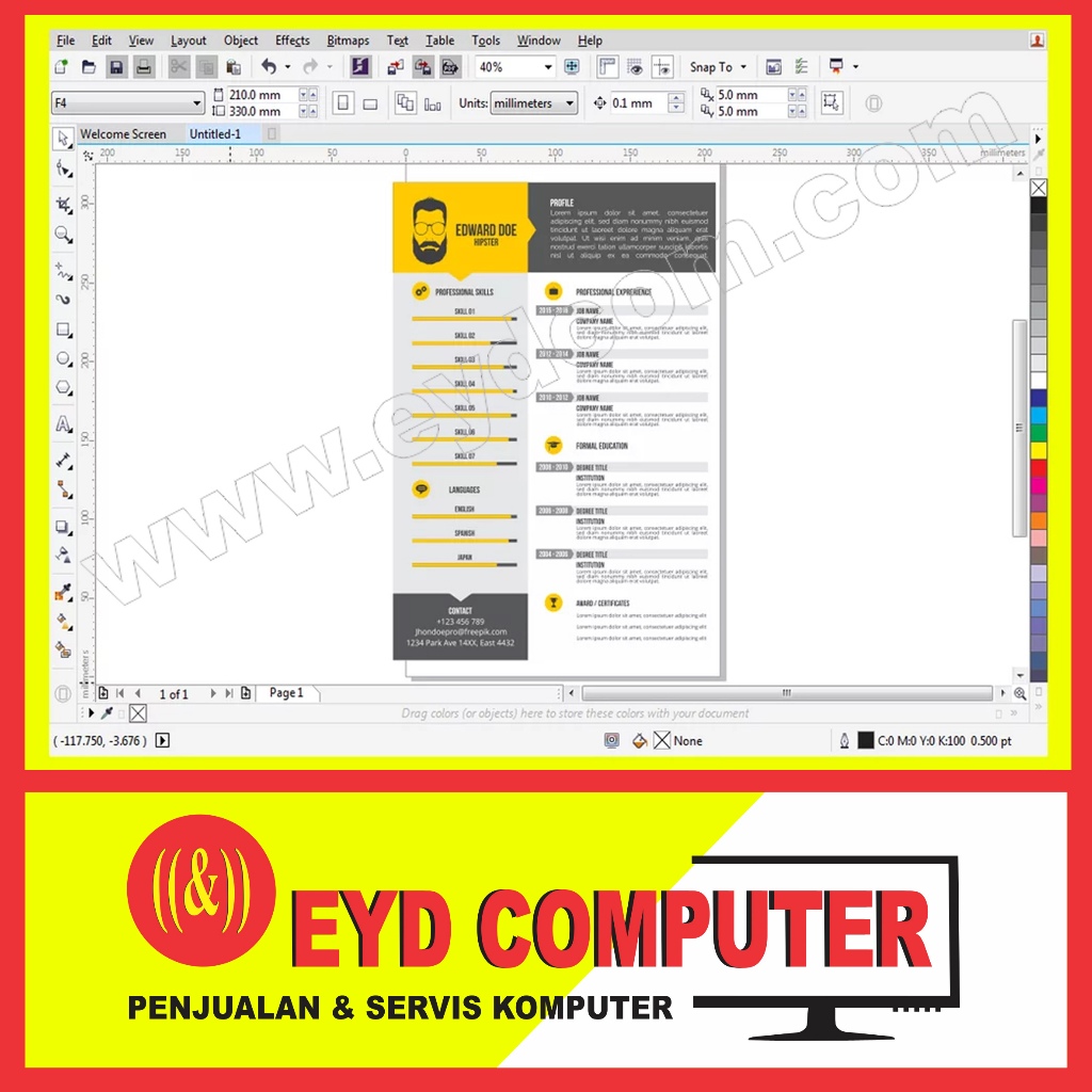 Jual DESAIN CV CURRICULUM VITAE RESUME DAFTAR RIWAYAT HIDUP TEMPLETE ...