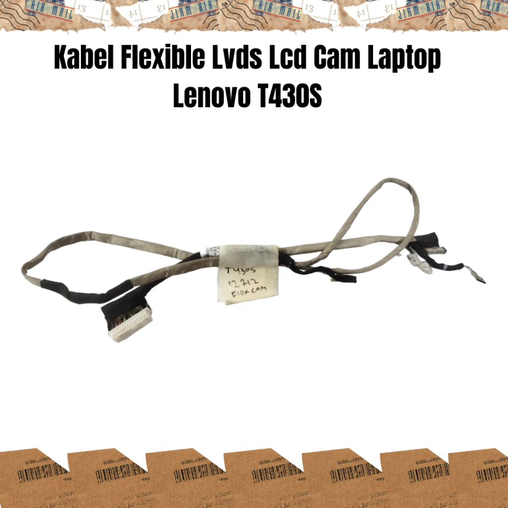 Jual Kabel Flexible Lvds Lcd Cam Laptop Lenovo T430S Seken Berkulitas ...