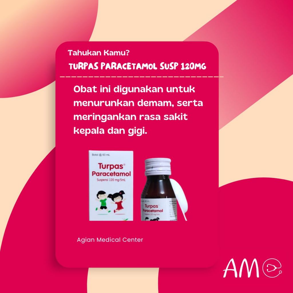 Jual PROMO Turpas Sirup Suspensi 120mg/5ml Botol 60 ML dan Turpas Sirup ...