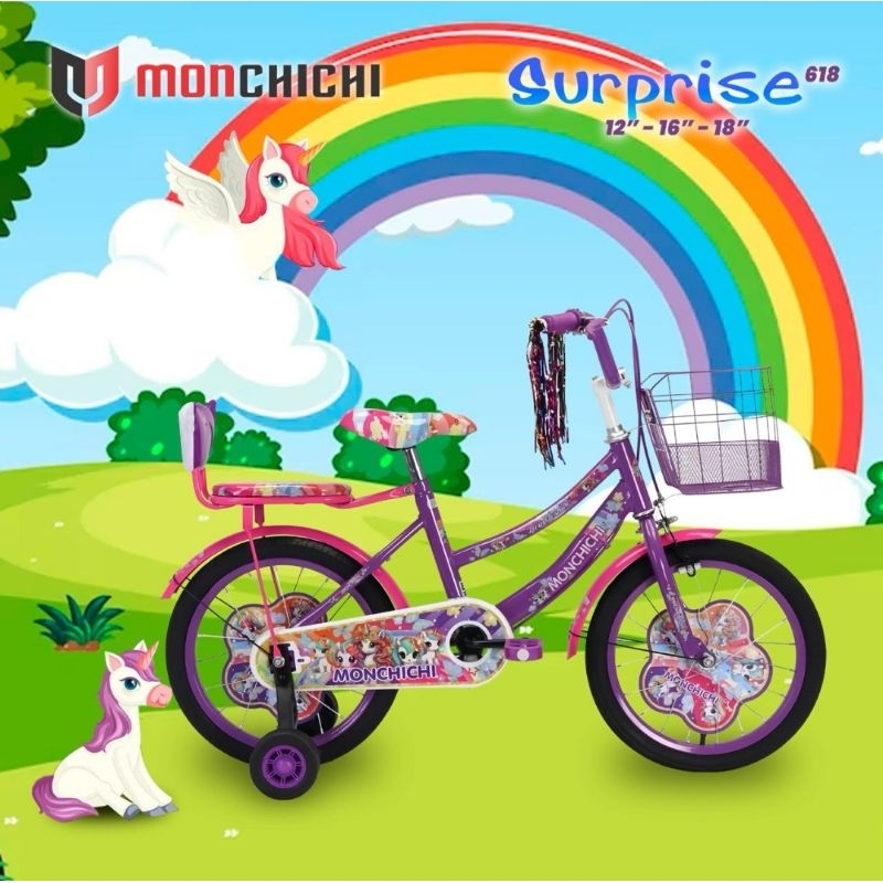 Jual Sepeda Anak mini monchichi 18Inch | Shopee Indonesia