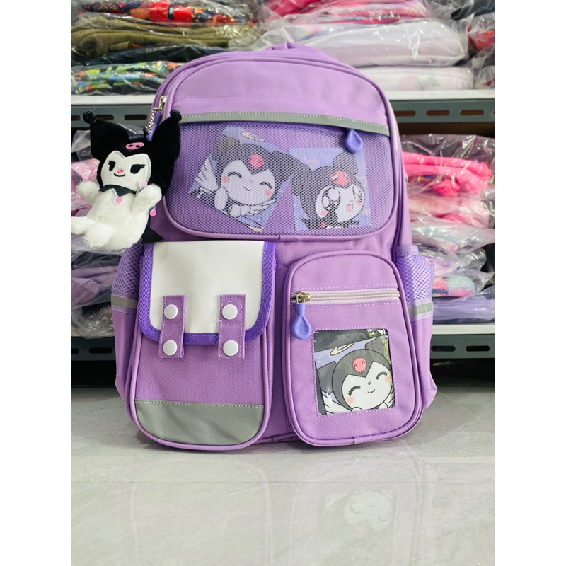Jual Tas ransel kuromi - Ransel sekolah kuromi - Ransel anak import ...