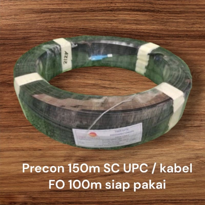 Jual Precon 150 Meter Sc Upc / Kabel FO 100 Meter Siap Pakai | Shopee ...