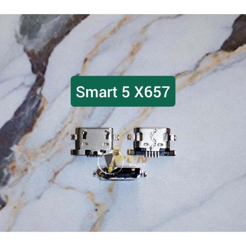 Jual Konektor Cas Aja X657 INF X657B Smart 5 Connector Usb Ces Charger ...