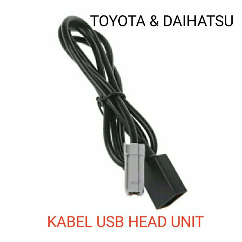 Jual SOKET KABEL USB HEAD UNIT DAIHATSU TERIOS ROCKY XENIA | Shopee ...