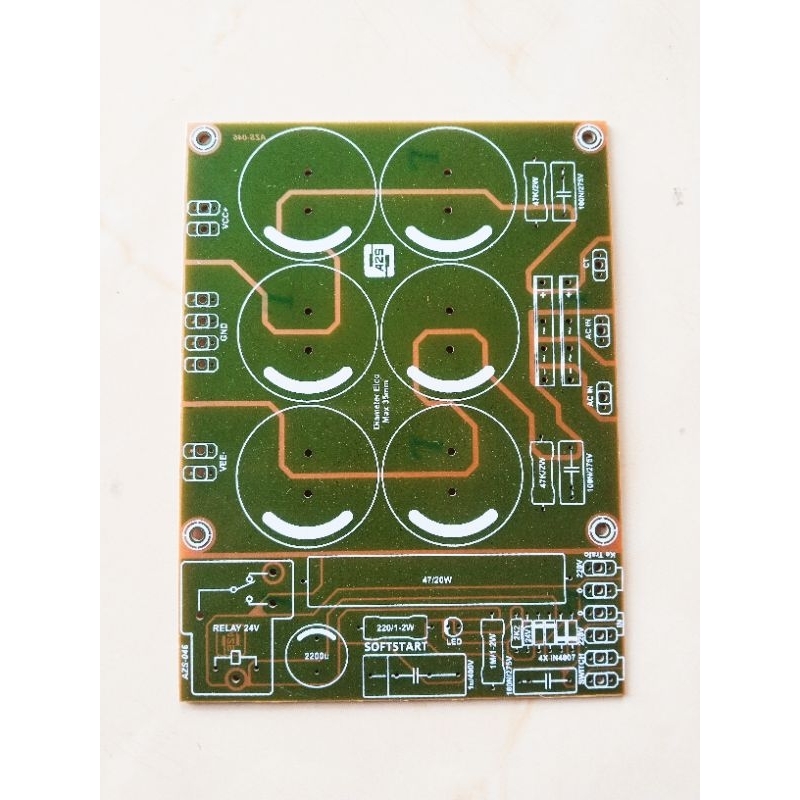 Jual PCB New PSU 6 Elco Softstart Pertinak | Shopee Indonesia
