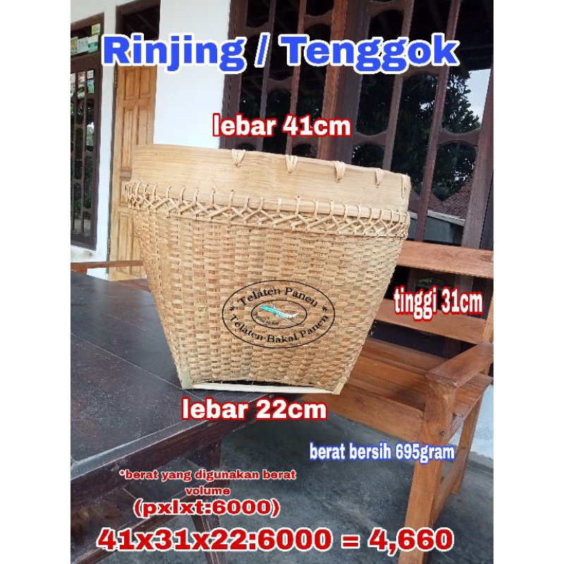 Jual TENGGOK RINJING Original bambu | Shopee Indonesia