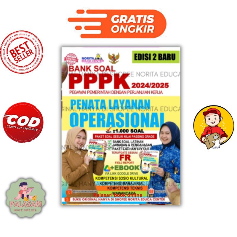 Jual Buku Bank Soal PPPK Penata Layanan Operasional 2024 2025 | Shopee ...