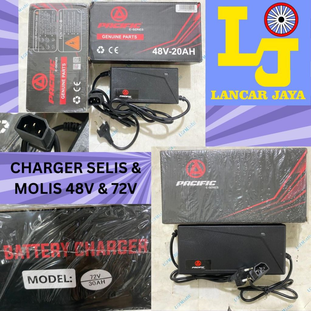 Jual Charger Sepeda Listrik Selis Motor Listrik Pacific V Hz W V Ah V Ah