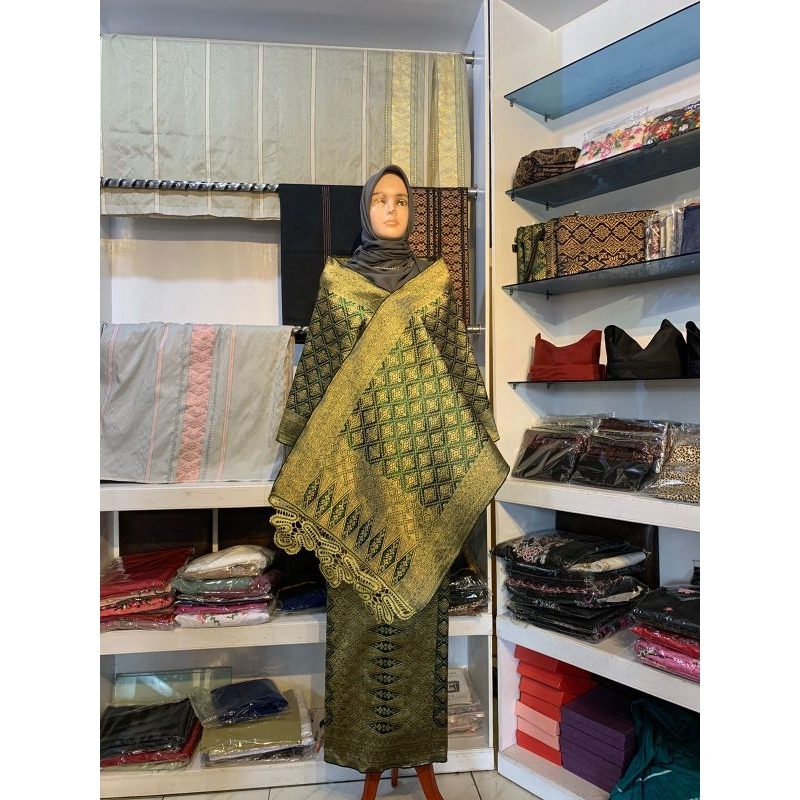 Jual songket tenun minang/songket pandai sikek/tradisional khas minang ...