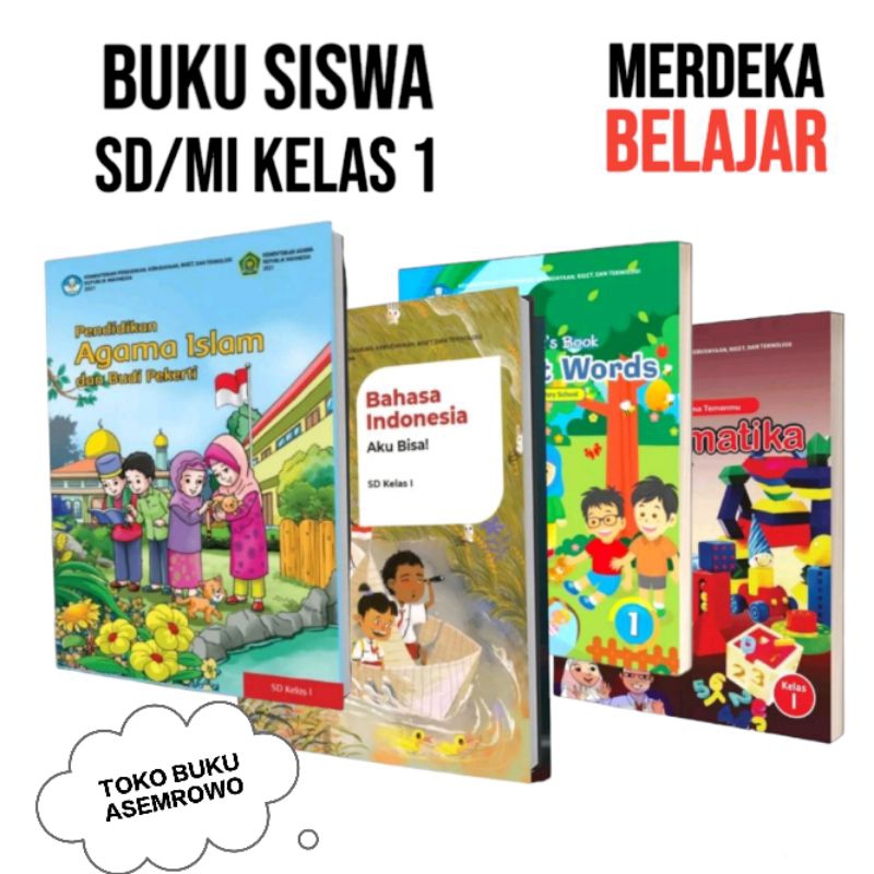 Jual Buku Siswa Kurikulum Merdeka Untuk Siswa SD/Mi Kelas 1 | Shopee ...