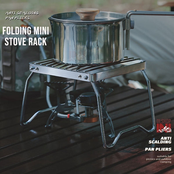 Jual Folding Mini Stove Rack Alat Panggang Portable Outdoor Grill Stove ...