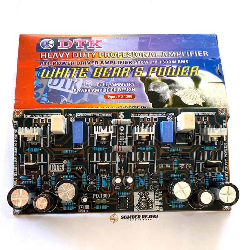 Jual Driver Power Amplifier BTL DTK PD 1300 Original DTK | Shopee Indonesia