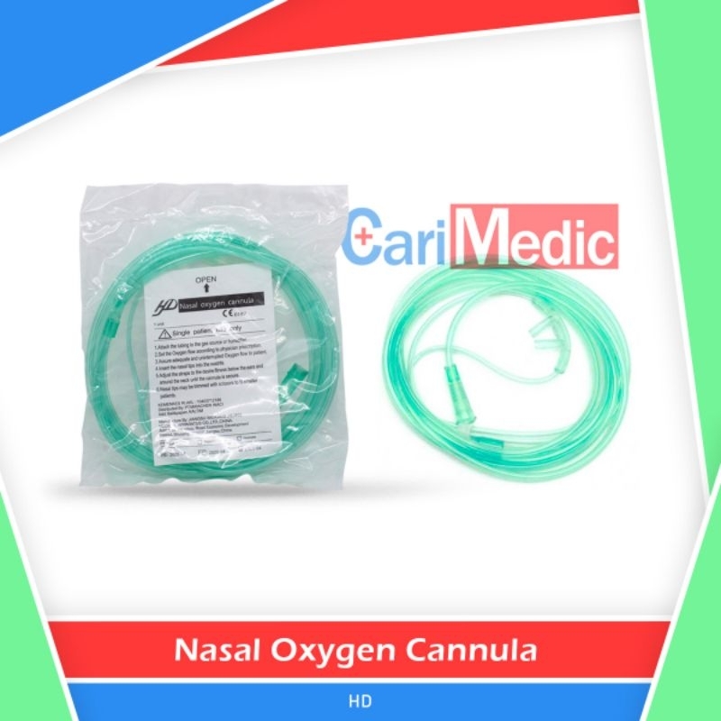 Jual Nasal Cannula Oxygen | Selang Oksigen Dewasa Anak OneHealth ...