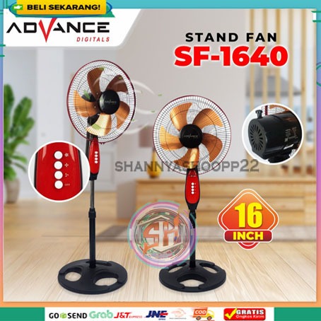 Jual Kipas Angin Advance SF-1640 Stand Fan Kipas Angin berdiri 16 inch ...
