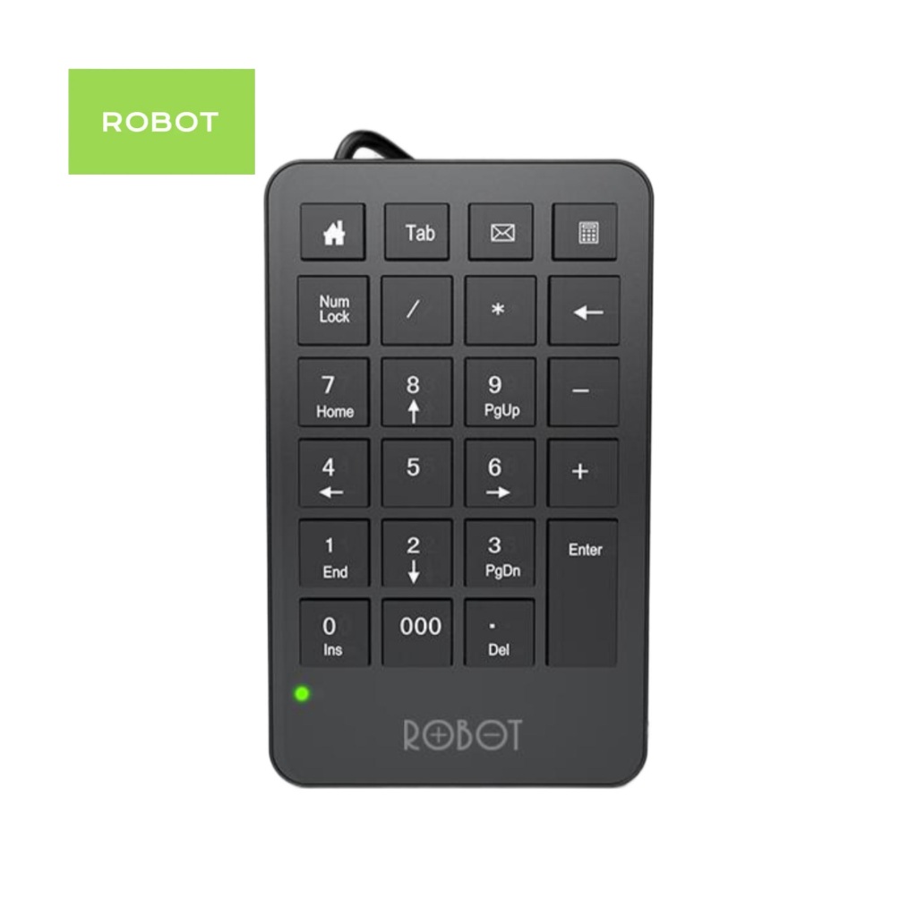 Jual Keyboard Angka Robot RK01 Black | Shopee Indonesia