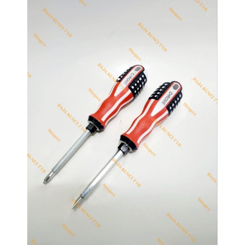 Jual Obeng Bolak Balik 2 in 1 Way Amerika USA Obeng BB Plus Minus ...