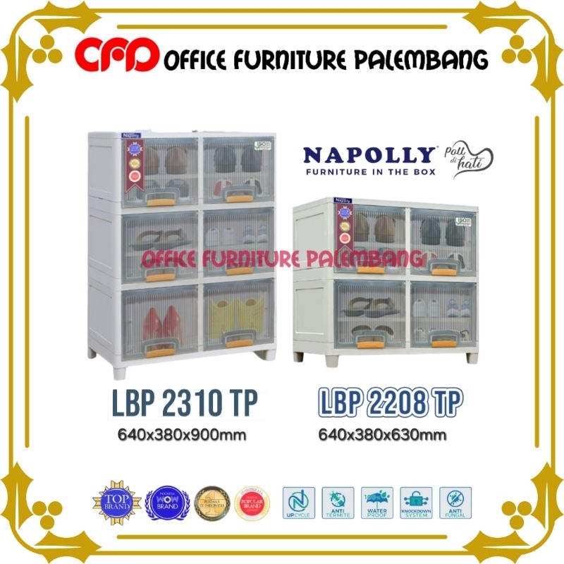Jual locker box plast napolly LBP 2208 LBP 2310 locker multifungsi box ...
