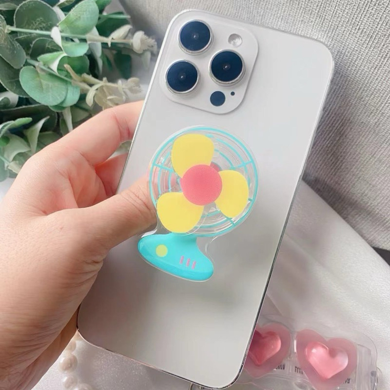 Jual Fan Kipas Angin 3D Holder Hp Pop Socket Popsocket Can Move LUCU ...