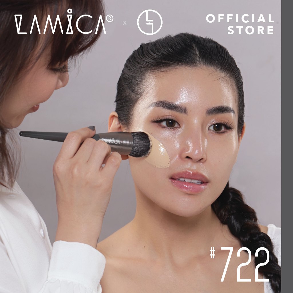 Jual LAMICA PRO Foundation Buffer Brush | Shopee Indonesia