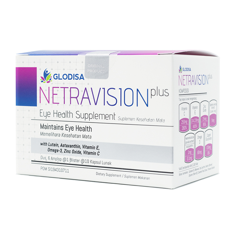Jual Netravision Plus Box (6 Blister dan 1 Blister @10 Kapsul Lunak ...