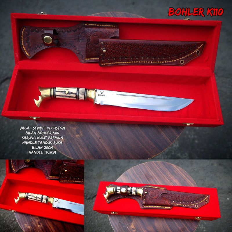 Jual PISAU SEMBELIH JAGAL BOHLER K110 TANDUK RUSA PREMIUM | Shopee ...