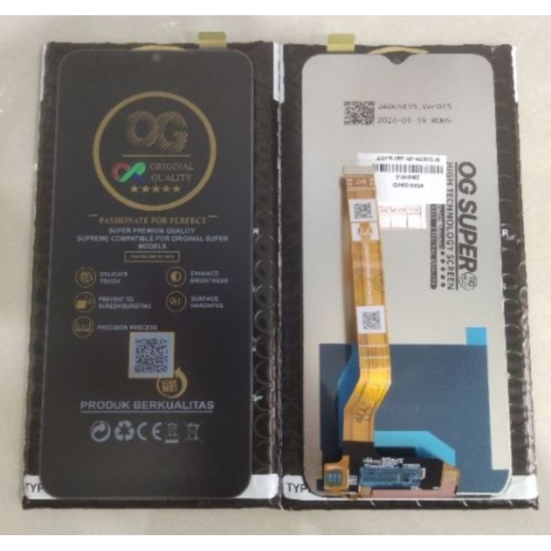 Écran Complet Pour Oppo A77 4G / A77s - Noir - Pièce Détachée D’occasion