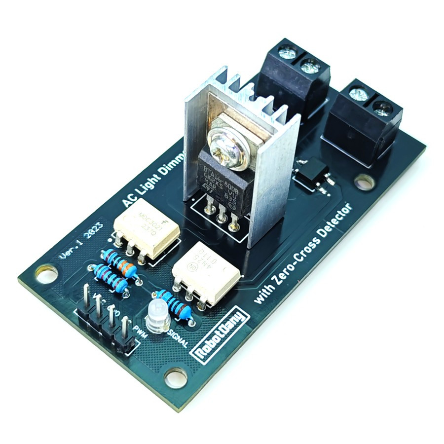 Jual Module Light Dimmer Lampu 220V AC 16A Input PWM 5V 3.3V Level ...