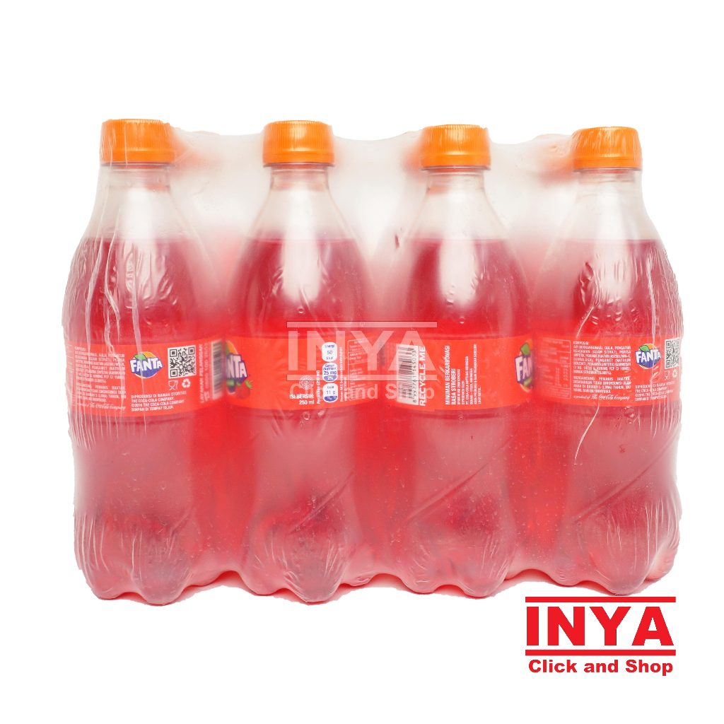 Jual Fanta Rasa Strawberry 12x250ml - Minuman Soda - Soft drink ...