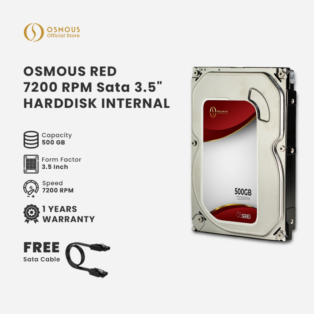 Jual Hardisk Hdd Gb Osmous Rpm Internal Sata Hard Disk Pc