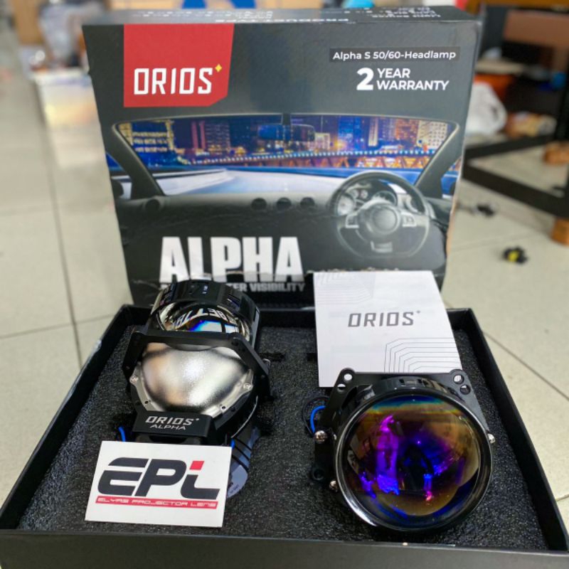 Jual Proji Biled projector ORIOS ALPHA S 60w 3 inch bluelens bukan pro7 ...