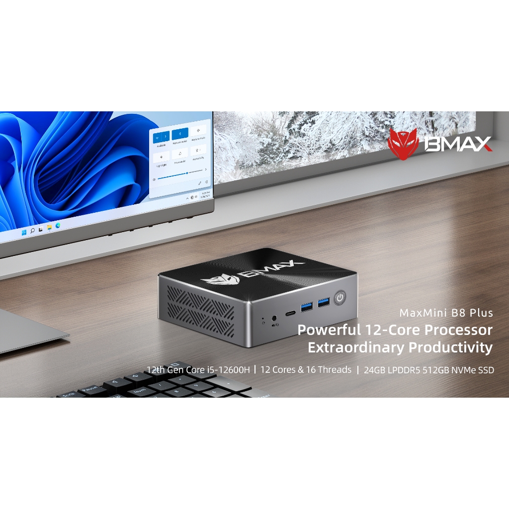 インテル ミニPC i5–12600H P2 Lite 16GB/512GB Mini PC P2 Lite, 12th