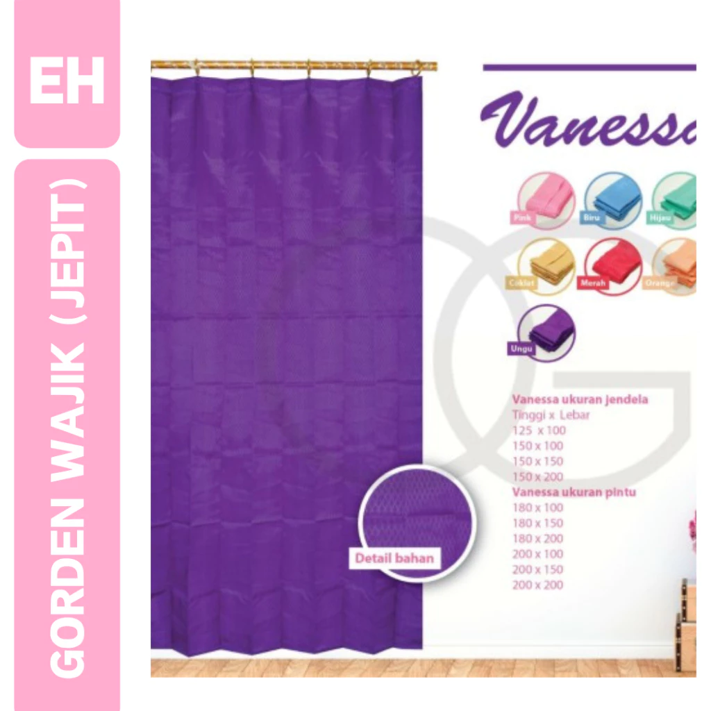Gorden Plisket Vanessa