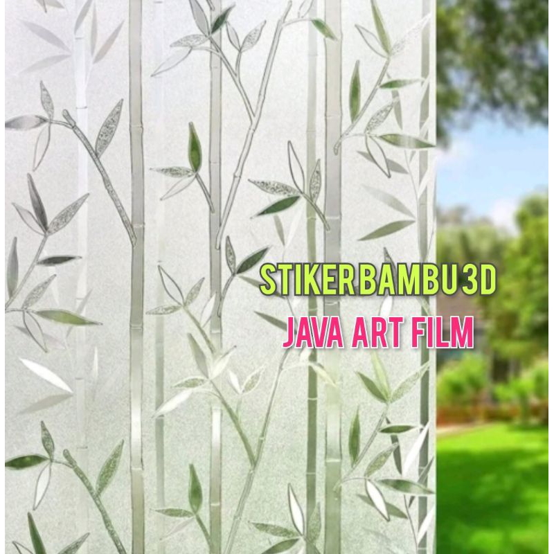 Jual Stiker Kaca Motif Bambu D Sticker Kaca Jendela Rumah Cm X Cm Shopee Indonesia