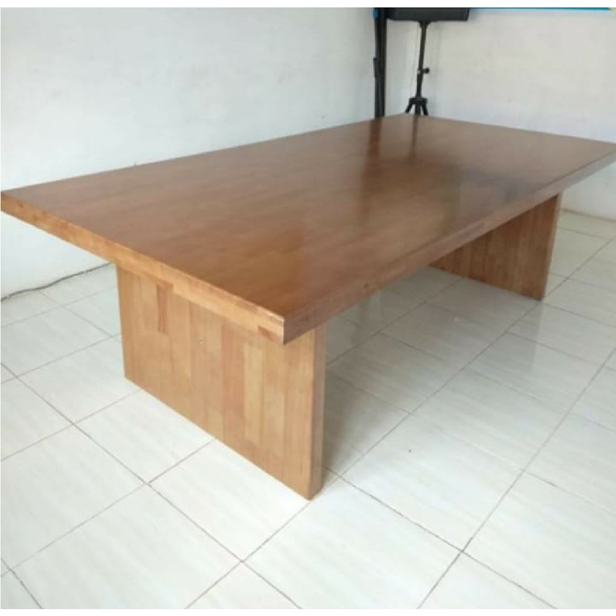 Jual Meja Rapat Kayu 240 x 120 Cm | Meja Meeting | Shopee Indonesia