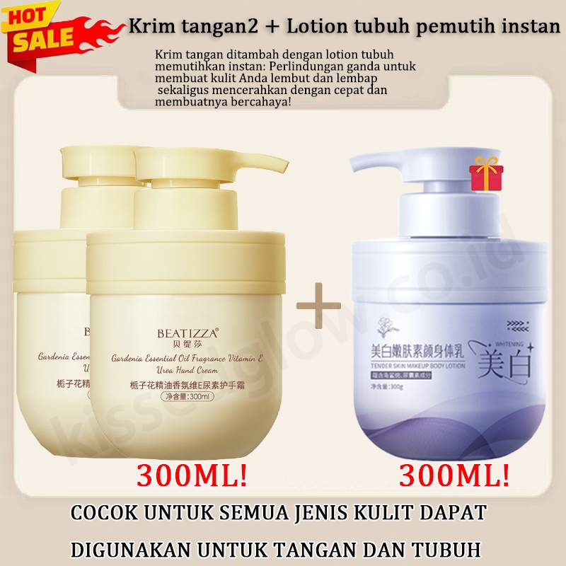 Jual Krim Tangan Pemutih Cream Tangan Keriput Dan Kasar Aroma Bunga Melati 100 Asli 300ml