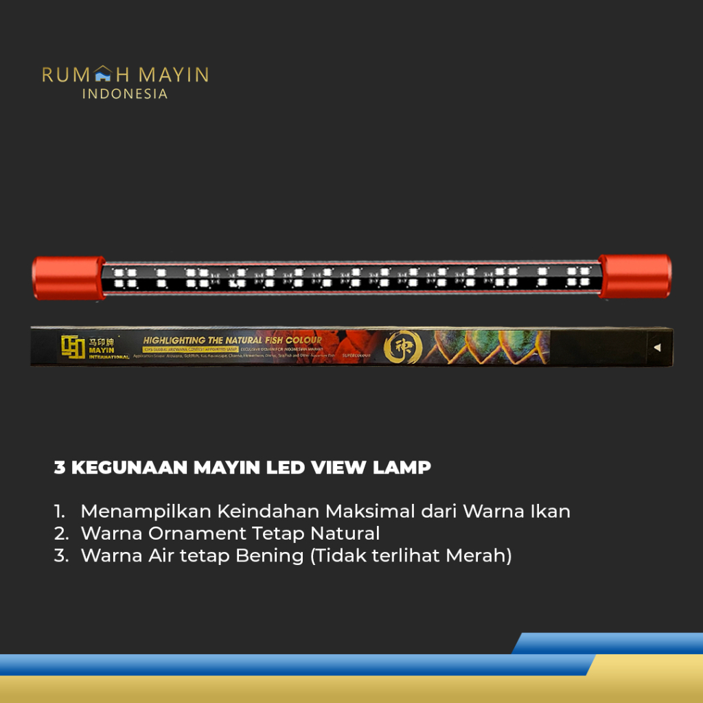 Jual MAYIN Lampu LED View MAYIN Aquarium ikan Arowana / Arwana ...