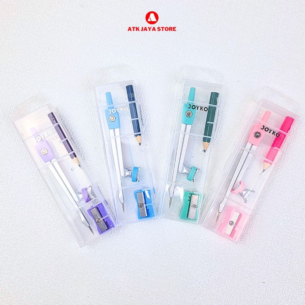 Jual Jangka Warna Ms Joyko Jangka Satu Set Warna Pastel Shopee Indonesia