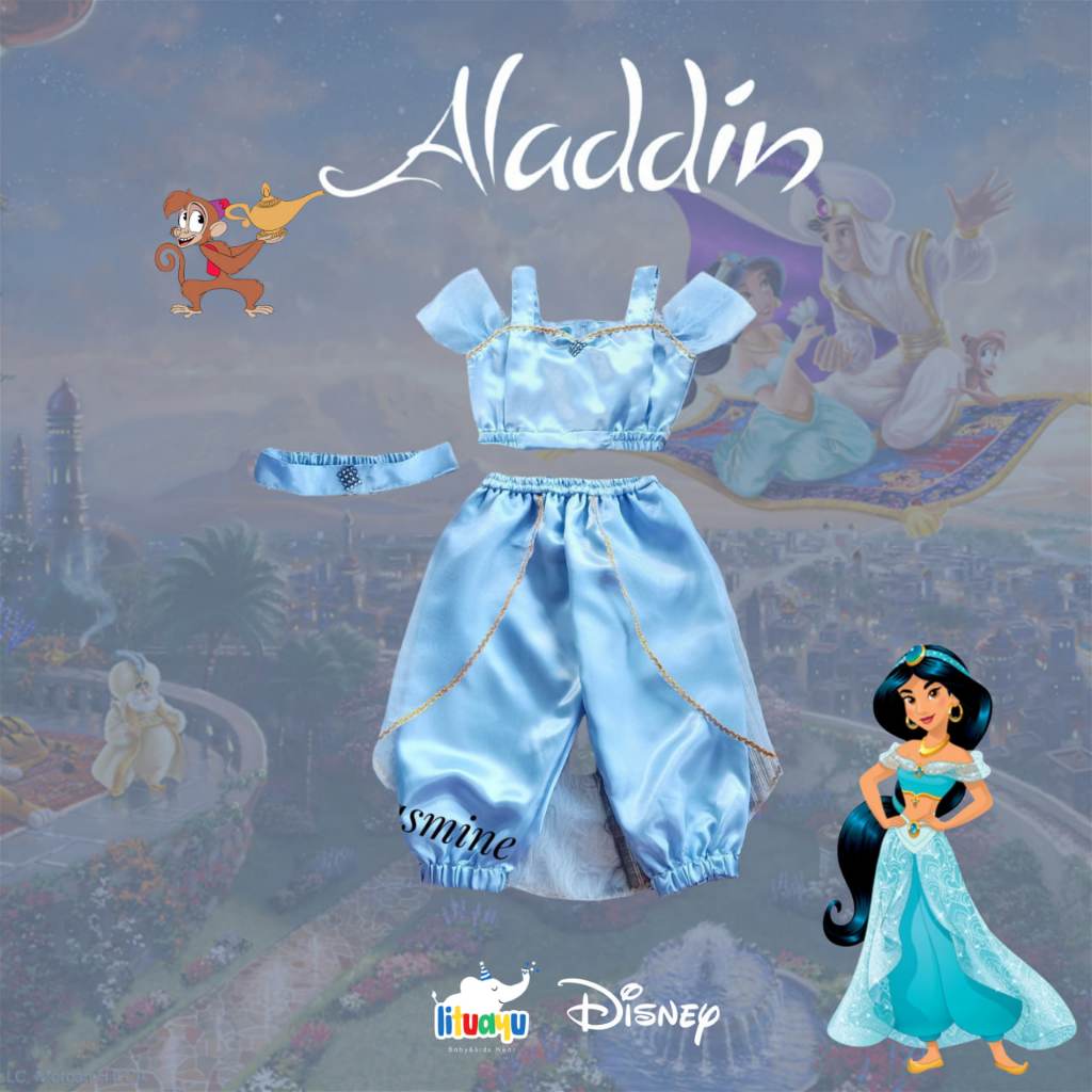 Jual Kostum Princess Jasmine Anak Perempuan Spesial Disney From