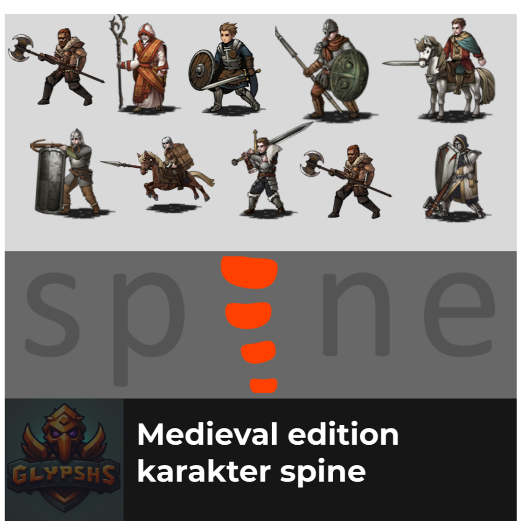 Jual Game asset spine 2D Medieval edition 64 edition | Shopee Indonesia