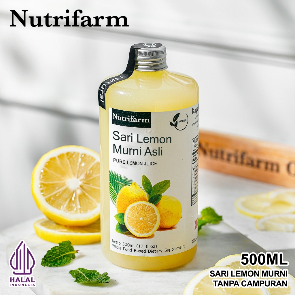 Jual NUTRIFARM SARI LEMON MURNI ORGANIK 500ML / SARI LEMON PREMIUM ...