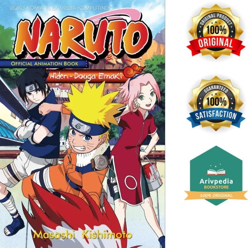 Jual Naruto Official Animation Book: Hiden - Douga Emaki | Shopee Indonesia