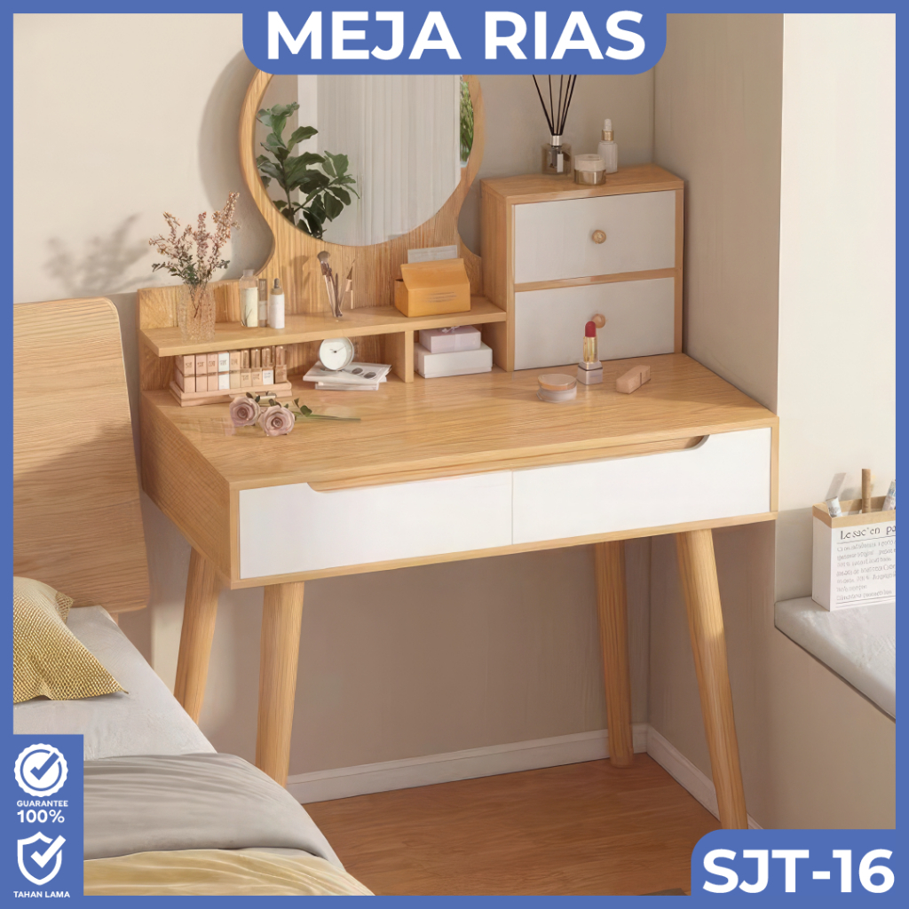 Jual FH8 Meja Rias Aesthetic Meja Kosmetik Minimalis /Mini/Modern ...