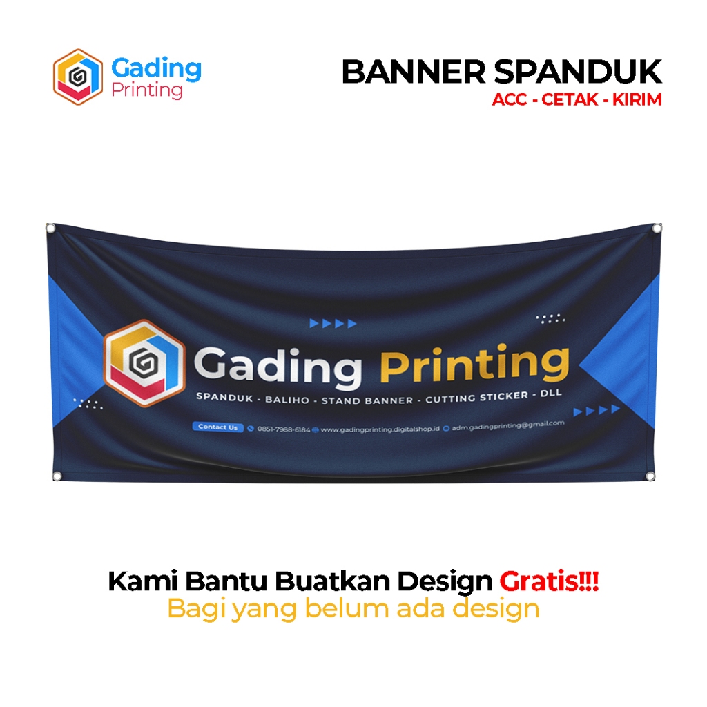 Jual Cetak Print Spanduk Banner Satu Hari Jadi Od Shopee Indonesia