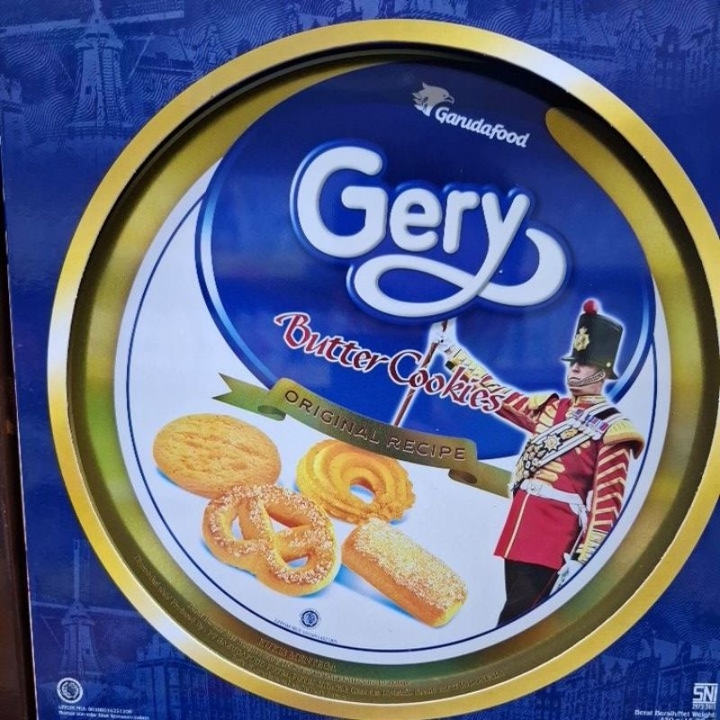 Jual Gery Butter Cookies Tin 450gr Expired 7 Maret 2025 Shopee Indonesia