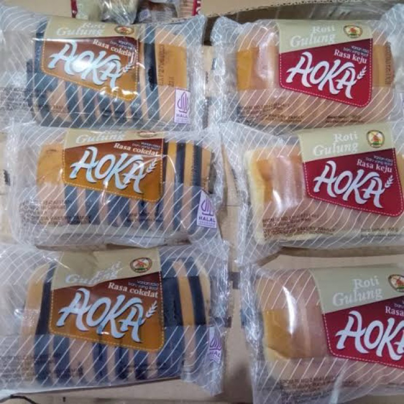 Jual ROTI GULUNG AOKA (COKELAT / KEJU) | Shopee Indonesia