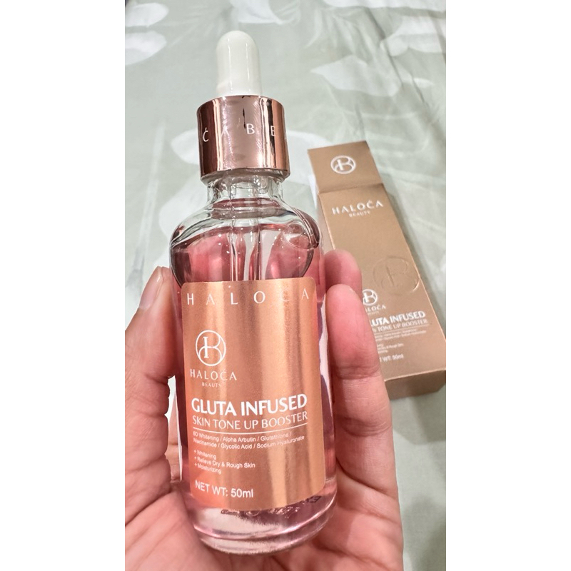 Jual HALOCA BEAUTY - INFUSED WHITENING BODY SERUM ( KEMASAN GOLD NEW ...