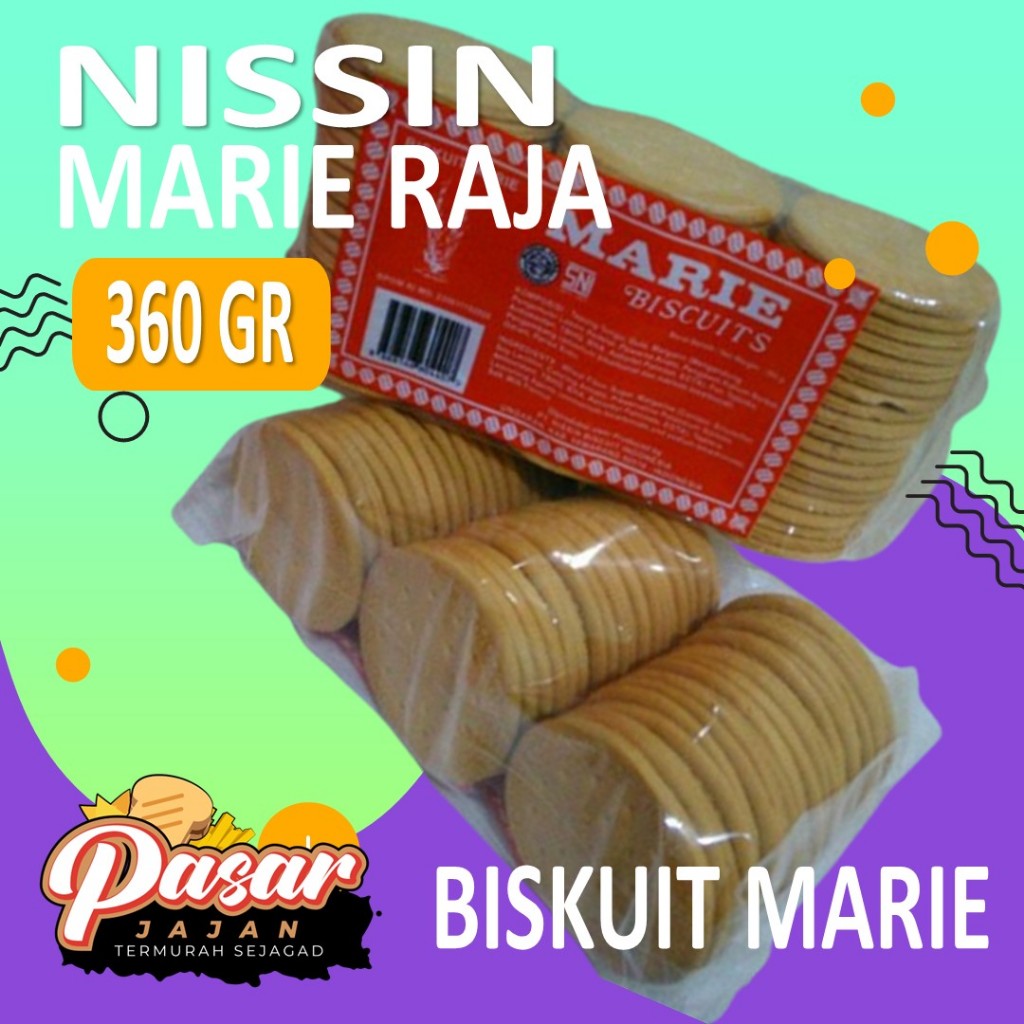 Jual Biskuit Raja Marie Nissin Biscuits 360gr dari Nissin | Shopee ...