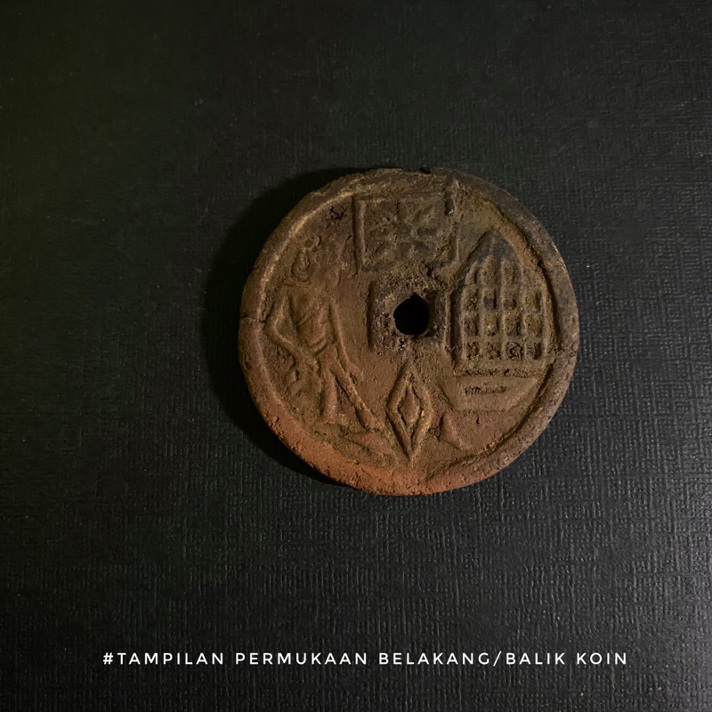 Jual Koin Gobok Wayang Era Majapahit K1 atau Uang Gobog Temuan atau ...