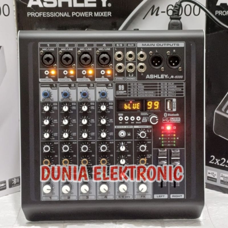 Jual Power Mixer Ashley M6000 Original 6 Channel Garansi Resmi 1