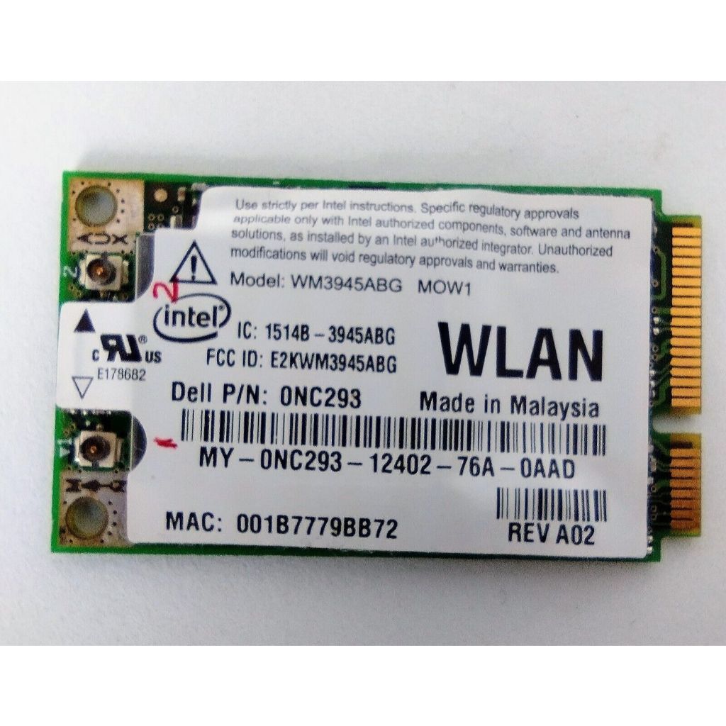 Jual Dell Latitude D620 D630 Wireless WLAN WIFI Card WM3945ABG NC293 ...